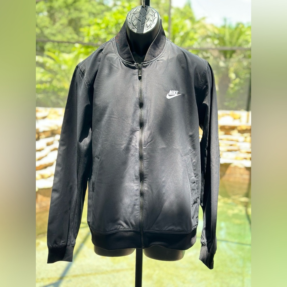 NIKE‎ MENS SPORTSWEAR SPORT ESSENTIALS WOVEN UNLINED BOMBER (M) DM682-010